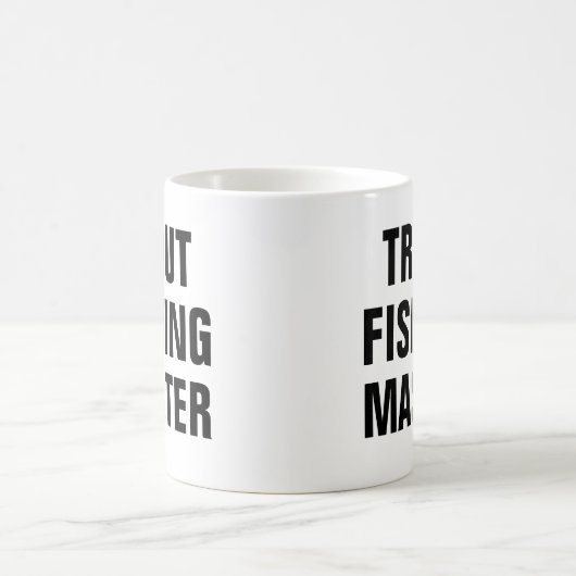 Forellenfischer Kaffeetasse (Mittel)