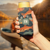 Forellenfischer Monogramm Selters Dosenkühler