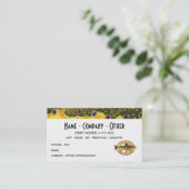 Forellenfischer Visitenkarte (Stehend Vorderseite)