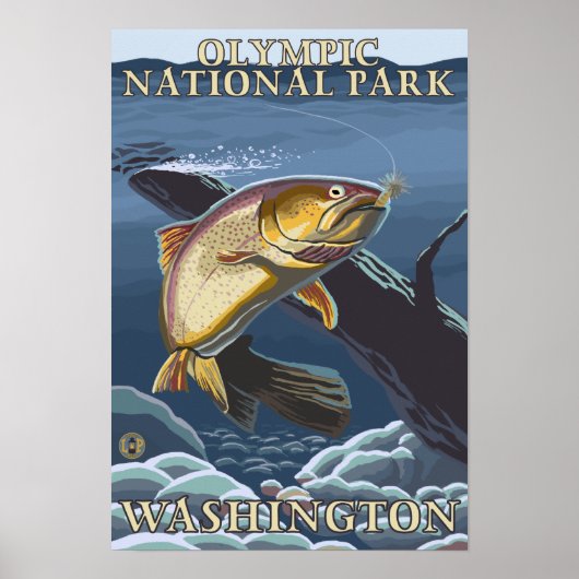 Forellenfischerei Abschnitt 2 Poster (Vorne)