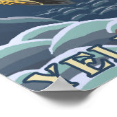 Forellenfischerei Abschnitt 5 Poster (Ecke)