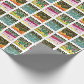 Forellenfischerei auf Braunkohle Geschenkpapier (Ecke)