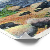 Forellenfischerei auf Catherine's Creek Poster (Ecke)