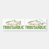 Forellenfischerei Autoaufkleber (Vorne)