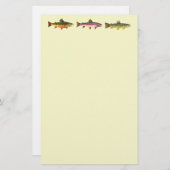 Forellenfischerei Briefpapier (Vorne/Hinten)