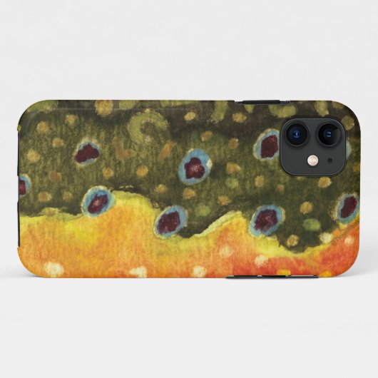 Forellenfischerei Case-Mate iPhone Hülle (Rückseite (Horizontal))