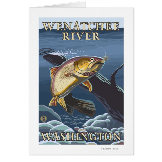 Forellenfischerei Cross-Section - Wenatchee River, (Vorne)