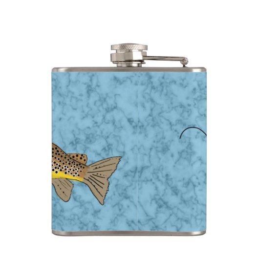 Forellenfischerei Flachmann (Rückseite)