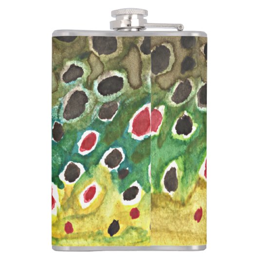 Forellenfischerei Flachmann (Rückseite)