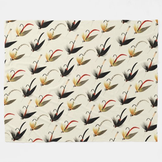 Forellenfischerei Fleecedecke (Vorderseite (Horizontal))