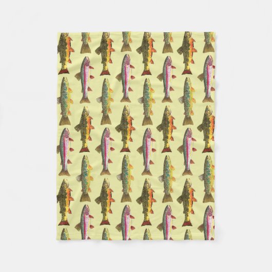 Forellenfischerei Fleecedecke (Vorderseite)