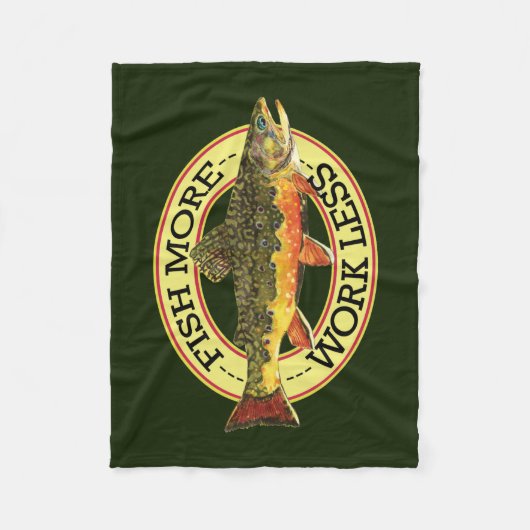 Forellenfischerei Fleecedecke (Vorderseite)