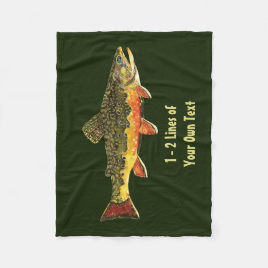 Forellenfischerei Fleecedecke (Vorderseite)