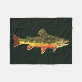 Forellenfischerei Fleecedecke (Vorderseite (Horizontal))