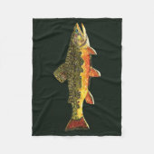 Forellenfischerei Fleecedecke (Vorderseite)