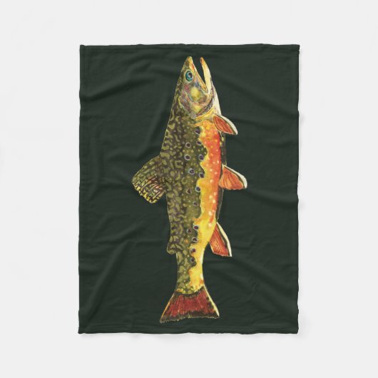 Forellenfischerei Fleecedecke (Vorderseite)