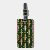 Forellenfischerei Gepäckanhänger (Vorderseite vertikal)