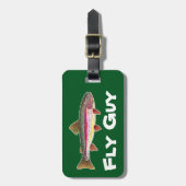 Forellenfischerei Gepäckanhänger (Vorderseite vertikal)