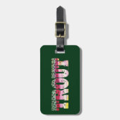 Forellenfischerei Gepäckanhänger (Vorderseite vertikal)