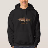Forellenfischerei Hoodie (Vorderseite)