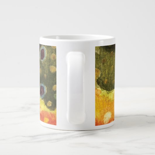 Forellenfischerei Jumbo-Tasse (Rückseite)
