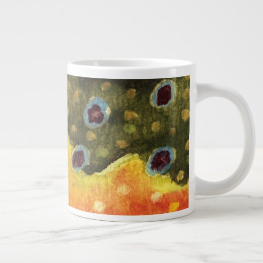 Forellenfischerei Jumbo-Tasse (Rechts)