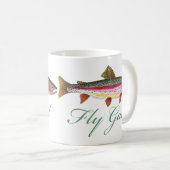 Forellenfischerei Kaffeetasse (VorderseiteRechts)
