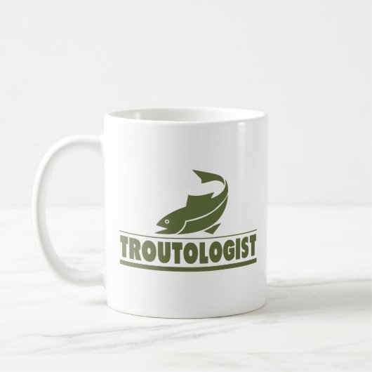 Forellenfischerei Kaffeetasse (Links)