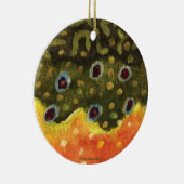 Forellenfischerei Keramikornament (Rechts)