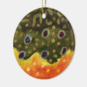 Forellenfischerei Keramikornament (Links)