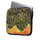 Forellenfischerei Laptopschutzhülle (Vorderseite Links)