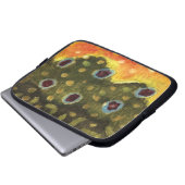 Forellenfischerei Laptopschutzhülle (Vorne Knopf)