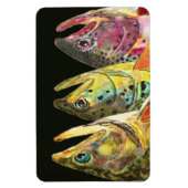 Forellenfischerei Magnet (Vertikal)