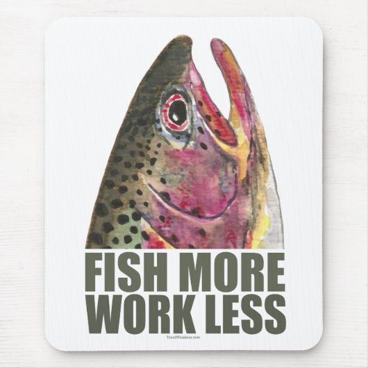 Forellenfischerei mehr mousepad (Vorne)