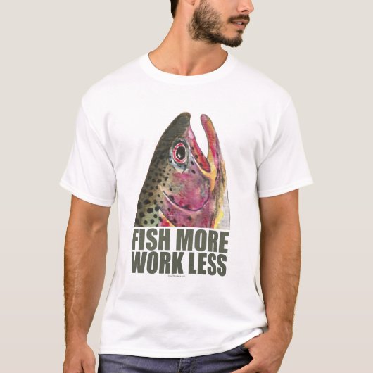 Forellenfischerei mehr T-Shirt (Vorderseite)
