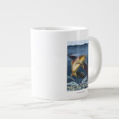 Forellenfischerei - Montana Jumbo-Tasse (Vorderseite Rechts)