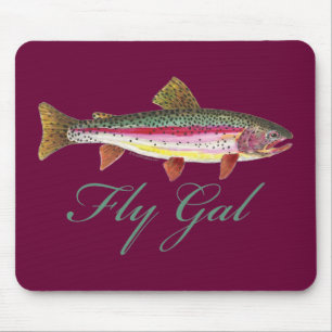 Forellenfischerei Mousepad