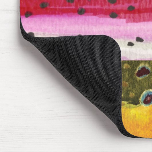 Forellenfischerei Mousepad (Ecke)