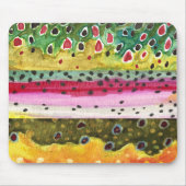 Forellenfischerei Mousepad (Vorne)