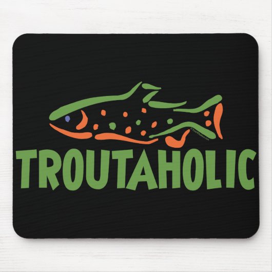 Forellenfischerei Mousepad (Vorne)