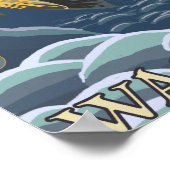 Forellenfischerei - Nordkaskaden, Poster (Ecke)