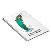 Forellenfischerei Notizblock (Rechte Seite)