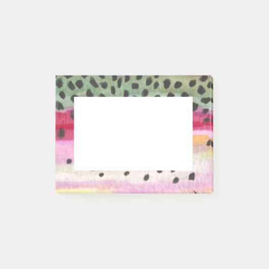Forellenfischerei Post-it Klebezettel (Vorderseite)