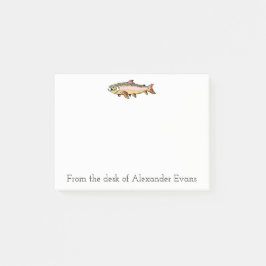 Forellenfischerei Post-it Klebezettel