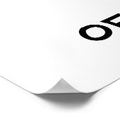 Forellenfischerei Poster (Ecke)