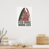 Forellenfischerei Poster (Küche)