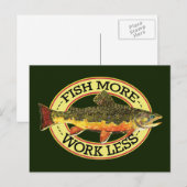 Forellenfischerei Postkarte (Vorne/Hinten)