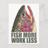 Forellenfischerei Postkarte (Vorderseite)