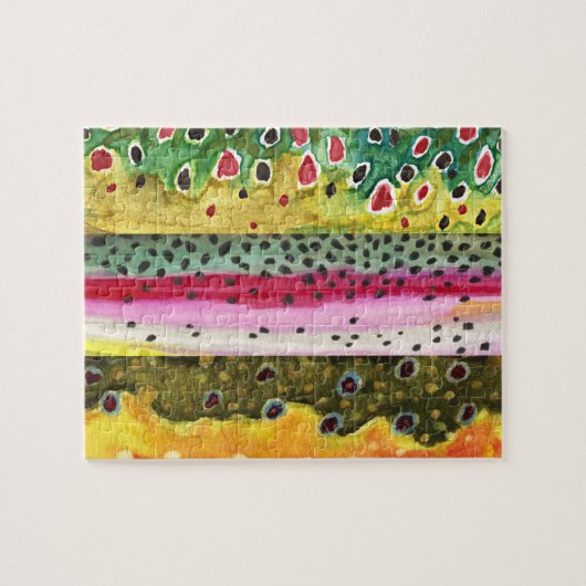 Forellenfischerei Puzzle (Horizontal)