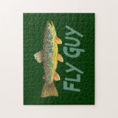 Forellenfischerei Puzzle (Vertikal)